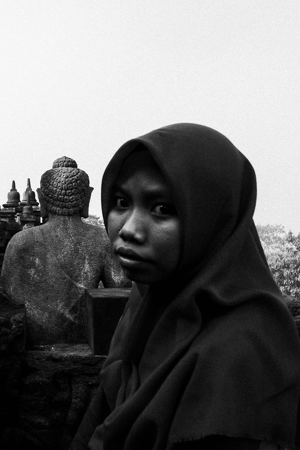 Indonesia 22 Yogyakarta Behind the Buddha 2018