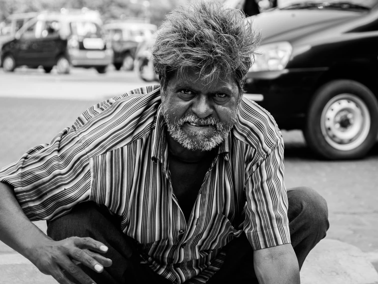 India Mumbai 2015 03 Man In Stripes uai