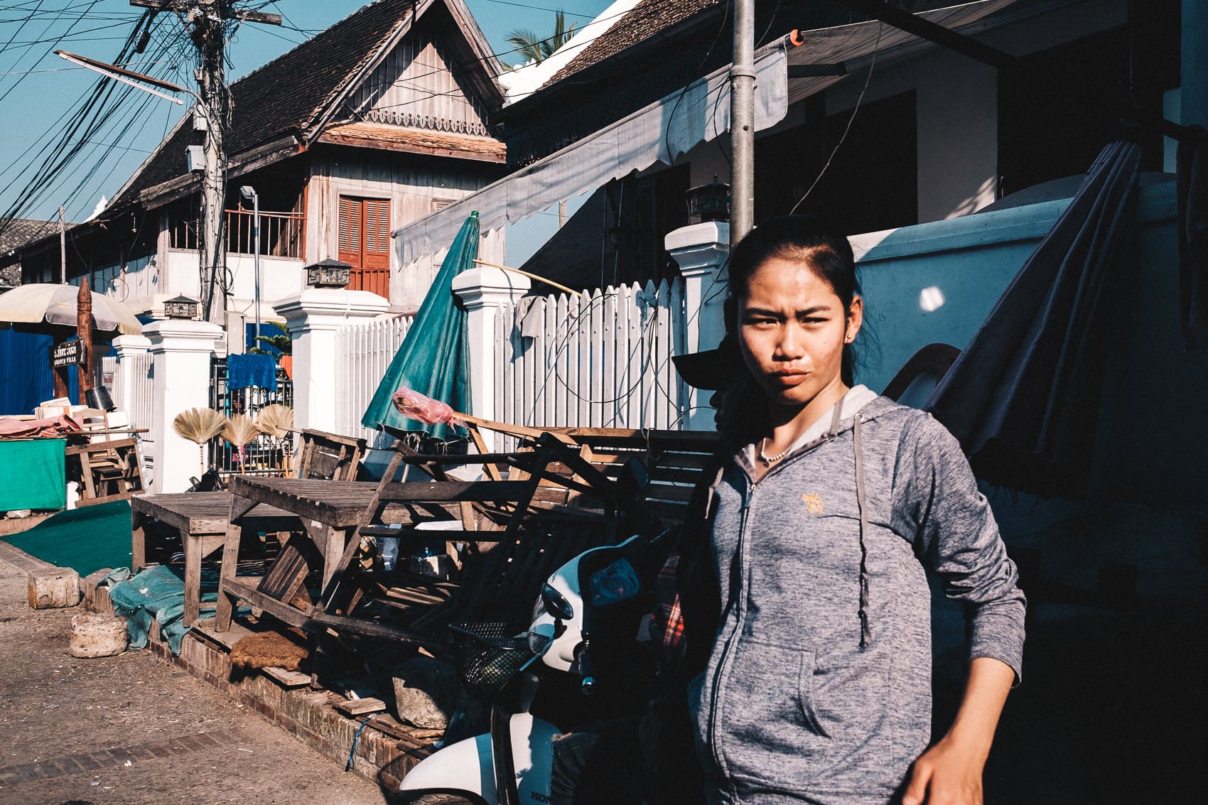 Laos Luang Prabang 2019 04 Neighbourhood Watch