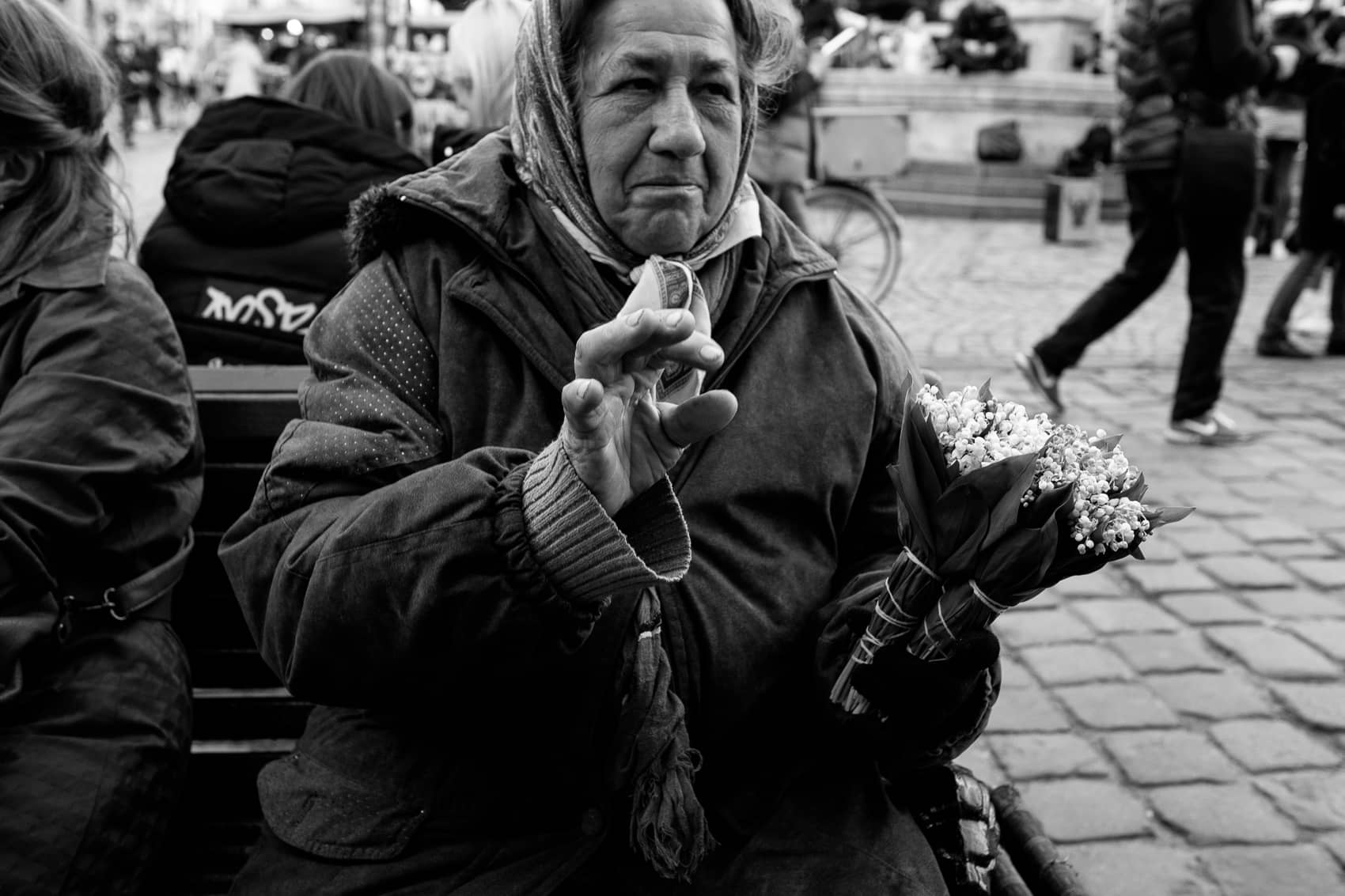 Ukraine Lviv 2019 01 Lily Seller