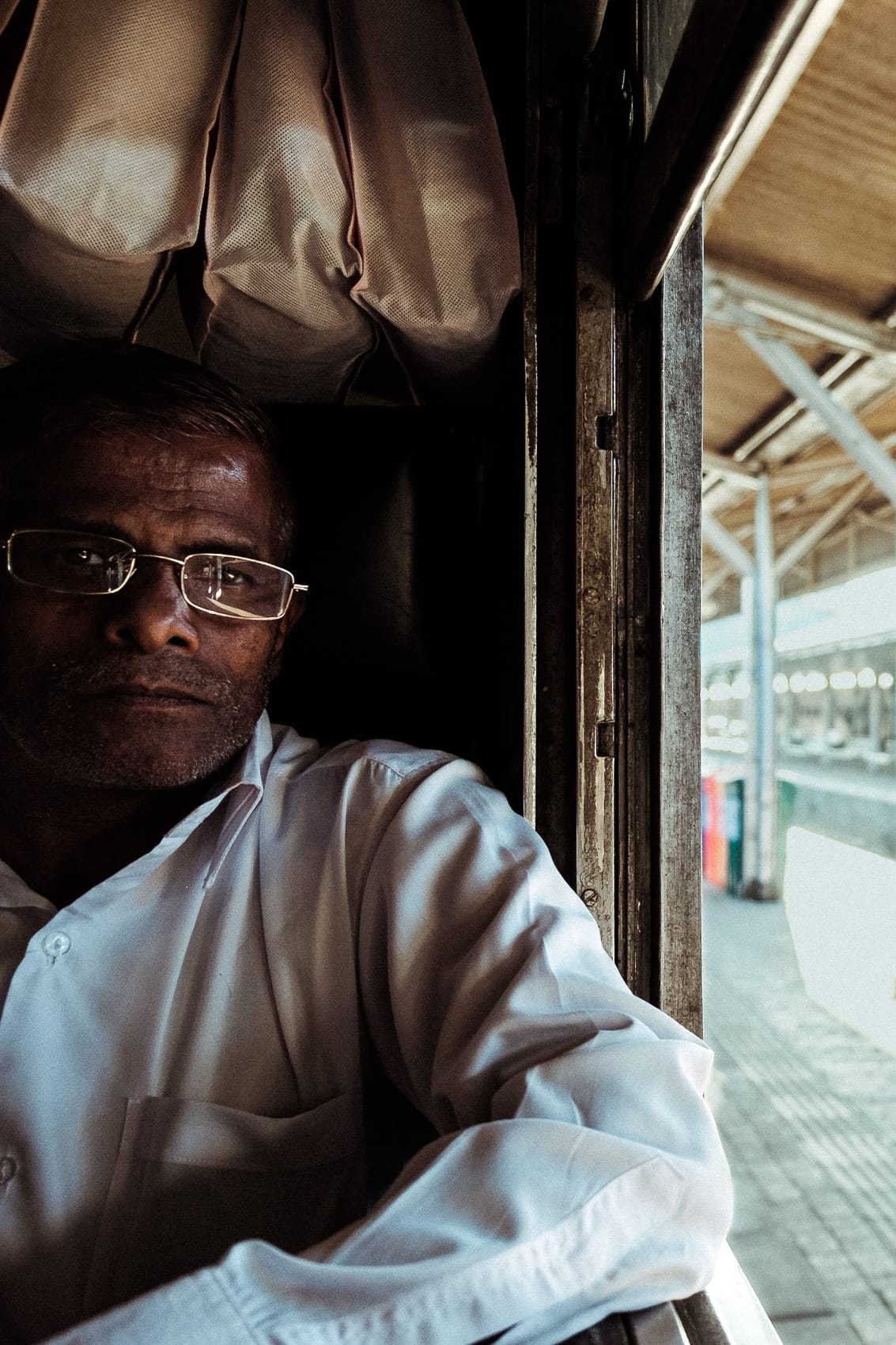 Sri Lanka Kandy 2015 12 Passenget On a Train