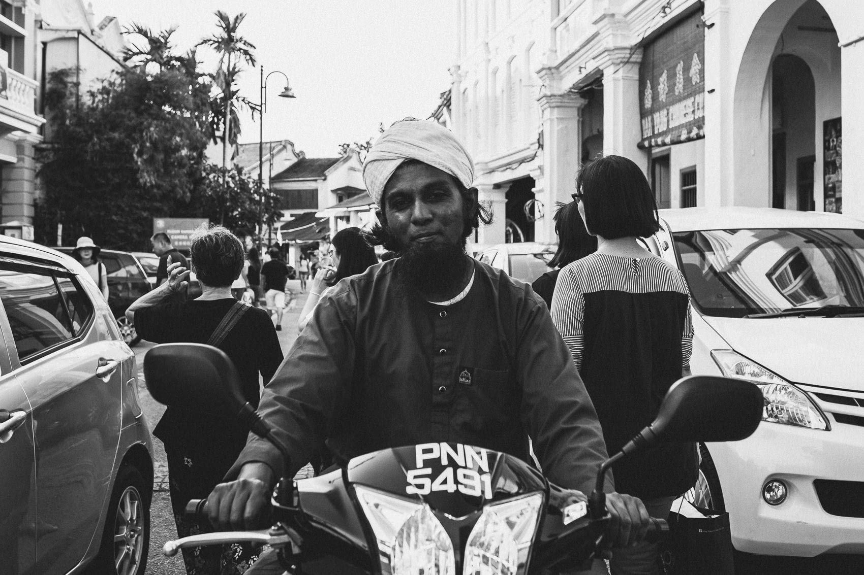 Malaysia George Town 2018 21 Man On a Bike 2