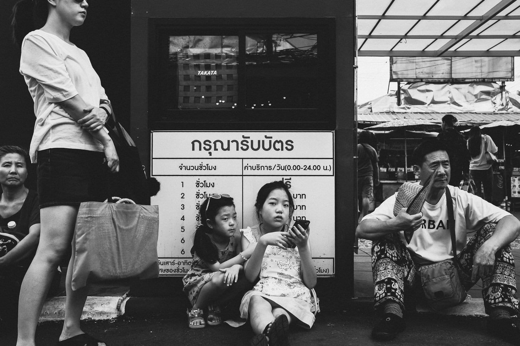 Thailand 2019 At the Bus Stop 09