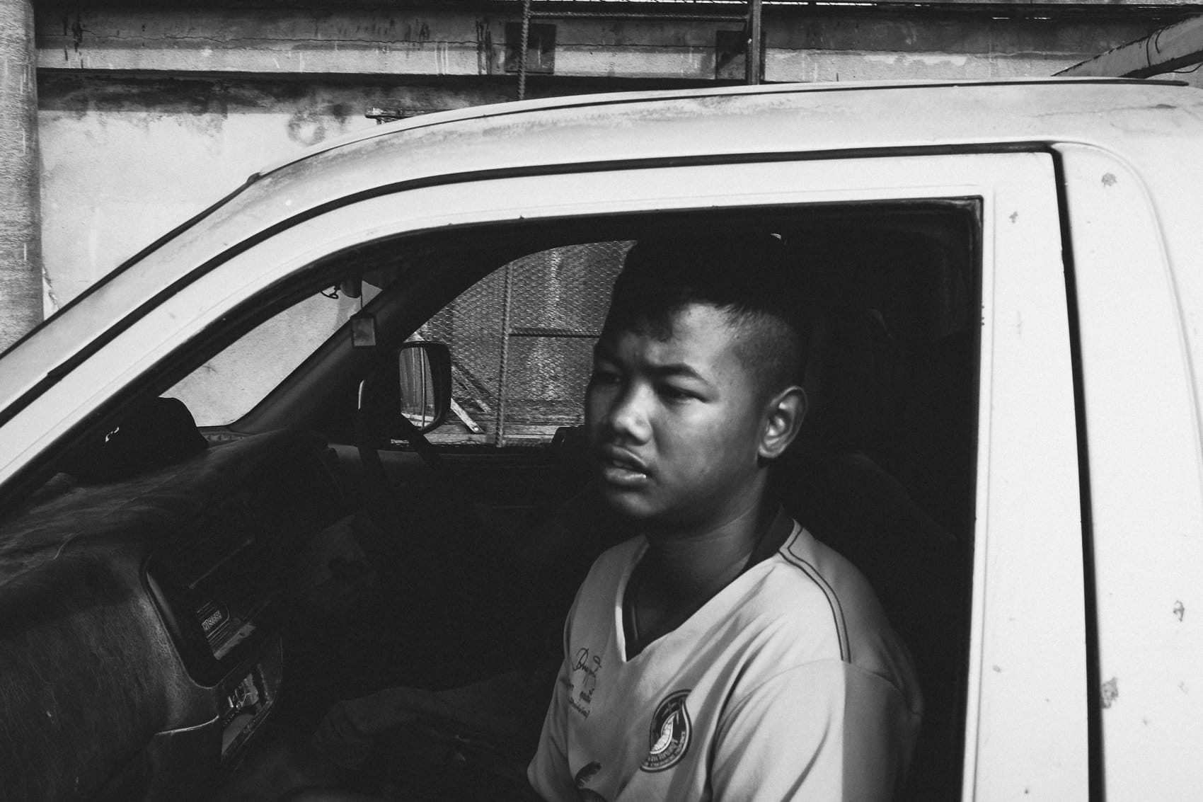 Thailand Ko Sichang 2018 03 Boy In the Car